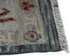 Agra Blue Hand Knotted 100 X 143  Area Rug 254-147501 Thumb 4