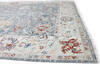Agra Blue Hand Knotted 100 X 143  Area Rug 254-147501 Thumb 5