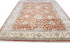 Ziegler Red Hand Knotted 81 X 102  Area Rug 254-147503 Thumb 5