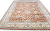 Ziegler Red Hand Knotted 81 X 102 Area Rug 254-147503 Thumb 5