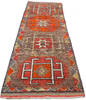 Kilim Red Runner Hand Knotted 30 X 102  Area Rug 254-147505 Thumb 9