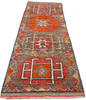 Kilim Red Runner Hand Knotted 30 X 102 Area Rug 254-147505 Thumb 9