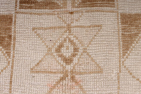 Kilim White Runner Hand Knotted 28 X 97 Area Rug 254-147507 Image 4