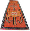 Kilim Red Runner Hand Knotted 31 X 106  Area Rug 254-147508 Thumb 3