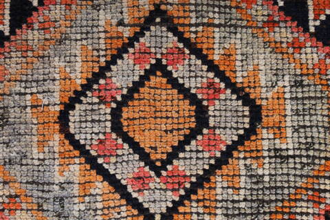 Kilim Red Runner Hand Knotted 33 X 1010 Area Rug 254-147509 Image 6
