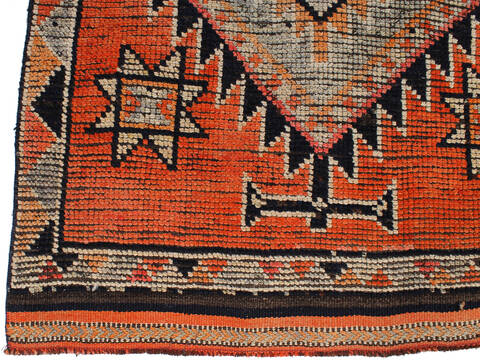 Kilim Red Runner Hand Knotted 33 X 1010 Area Rug 254-147509 Image 7
