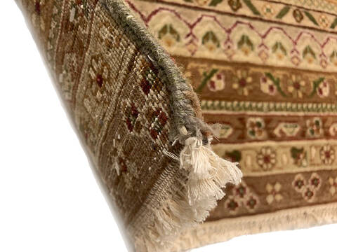 Modern-Contemporary Brown Hand Knotted 99 X 136 Area Rug 254-147514 Image 2