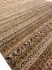 Modern-Contemporary Brown Hand Knotted 99 X 136  Area Rug 254-147514 Thumb 3