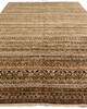 Modern-Contemporary Brown Hand Knotted 99 X 136  Area Rug 254-147514 Thumb 6