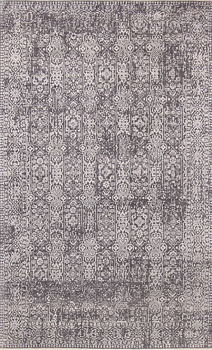 Modern-Contemporary Grey Hand Knotted 50 X 86 Area Rug 254-147516 Image 0