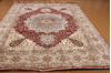 Nain Red Hand Knotted 78 X 101  Area Rug 254-147517 Thumb 1