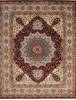 Nain Red Hand Knotted 78 X 101 Area Rug 254-147517 Thumb 0