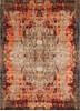 Modern-Contemporary Orange Hand Knotted 90 X 120  Area Rug 254-147518 Thumb 0