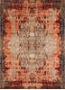 Modern-Contemporary Orange Hand Knotted 90 X 120 Area Rug 254-147518 Thumb 0