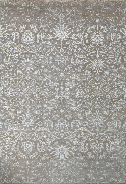 Chobi Grey Hand Knotted 64 X 91 Area Rug 700-147524 Image 0