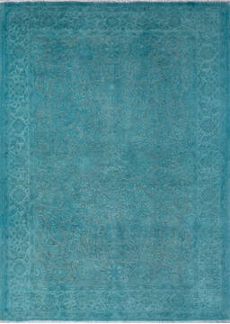 Chobi Green Hand Knotted 4'11" X 6'9"  Area Rug 700-147526