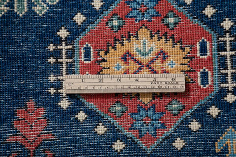 Kazak Blue Hand Knotted 50 X 68 Area Rug 700-147528 Image 6