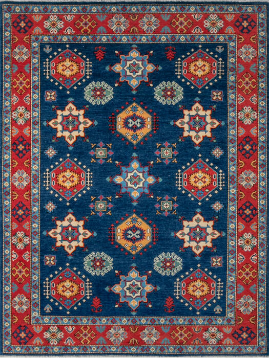 Kazak Blue Hand Knotted 50 X 68 Area Rug 700-147528 Image 0