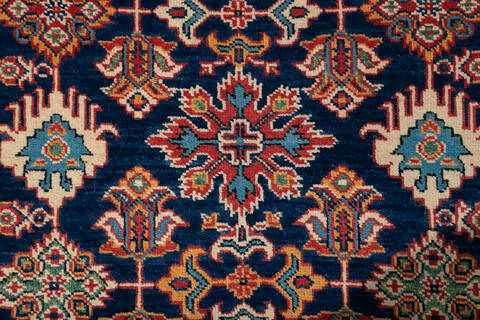 Kazak Blue Hand Knotted 310 X 58 Area Rug 700-147529 Image 5