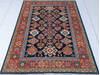 Kazak Blue Hand Knotted 310 X 58 Area Rug 700-147529 Thumb 1