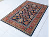 Kazak Blue Hand Knotted 310 X 58  Area Rug 700-147529 Thumb 2