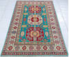 Kazak Green Hand Knotted 311 X 60 Area Rug 700-147531 Thumb 1