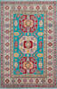 Kazak Green Hand Knotted 311 X 60  Area Rug 700-147531 Thumb 0