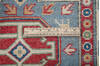 Kazak Blue Runner Hand Knotted 28 X 96  Area Rug 700-147532 Thumb 7