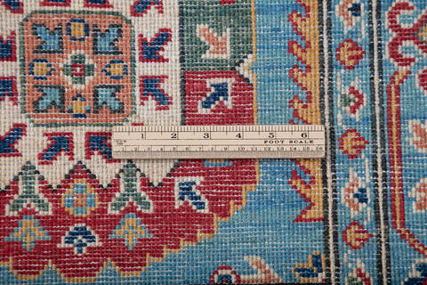 Kazak Blue Hand Knotted 310 X 60 Area Rug 700-147534 Image 7