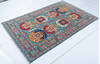 Kazak Blue Hand Knotted 310 X 60 Area Rug 700-147534 Thumb 2