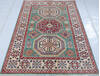 Kazak Green Hand Knotted 310 X 59 Area Rug 700-147535 Thumb 1