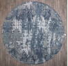 Jaipur Blue Round Hand Knotted 120 X 120  Area Rug 905-147541 Thumb 1