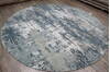 Jaipur Blue Round Hand Knotted 90 X 90  Area Rug 905-147543 Thumb 2