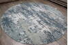 Jaipur Blue Round Hand Knotted 90 X 90 Area Rug 905-147543 Thumb 2