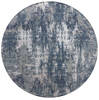 Jaipur Blue Round Hand Knotted 90 X 90  Area Rug 905-147543 Thumb 0