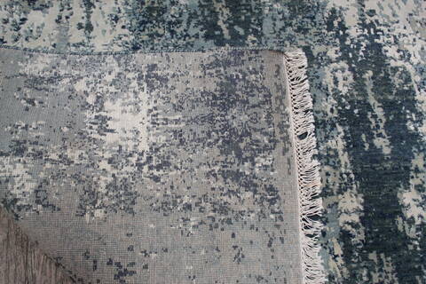 Jaipur Blue Square Hand Knotted 60 X 61 Area Rug 905-147544 Image 8