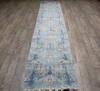 Jaipur Blue Runner Hand Knotted 26 X 120 Area Rug 905-147551 Thumb 1