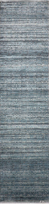 Jaipur Blue Runner Hand Knotted 26 X 100 Area Rug 905-147557 Image 0