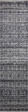 Jaipur Grey Runner Hand Knotted 2'6" X 10'0"  Area Rug 905-147558
