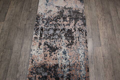 Jaipur Blue Runner Hand Knotted 27 X 911 Area Rug 905-147562 Image 3