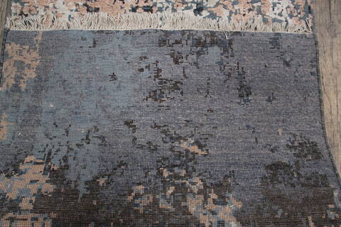 Jaipur Blue Runner Hand Knotted 27 X 911 Area Rug 905-147562 Image 7