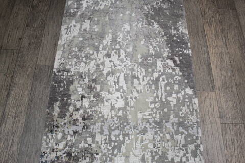 Jaipur Grey Runner Hand Knotted 26 X 1110 Area Rug 905-147563 Image 4