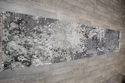 Jaipur Grey Runner Hand Knotted 26 X 1110 Area Rug 905-147563 Image 5