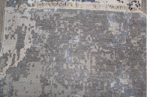 Jaipur Grey Runner Hand Knotted 26 X 1110 Area Rug 905-147563 Image 6