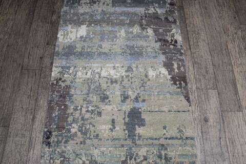 Jaipur Purple Runner Hand Knotted 26 X 1111 Area Rug 905-147564 Image 4