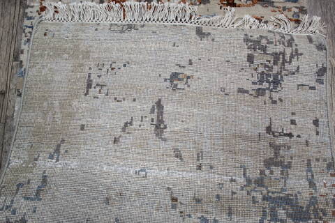 Jaipur Grey Runner Hand Knotted 26 X 1111 Area Rug 905-147565 Image 7
