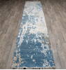 Jaipur Blue Runner Hand Knotted 27 X 120  Area Rug 905-147566 Thumb 1