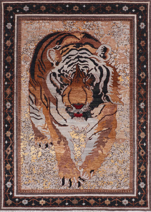 Jaipur Grey Hand Knotted 52 X 74 Area Rug 905-147567 Image 0