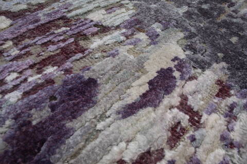 Jaipur Purple Hand Knotted 80 X 101 Area Rug 905-147568 Image 5