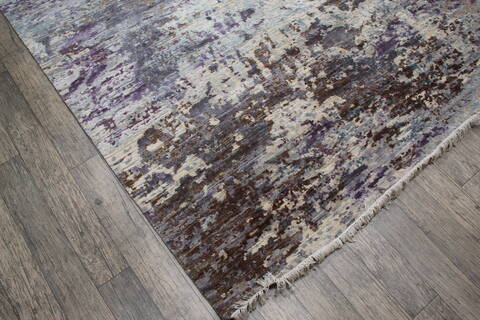 Jaipur Purple Hand Knotted 80 X 101 Area Rug 905-147568 Image 6